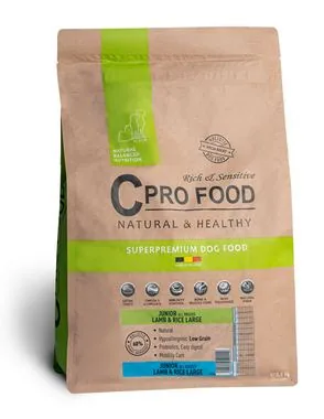 Junior All Breeds · Lamb & Rice LARGE · 2,5 kg, Cprofood