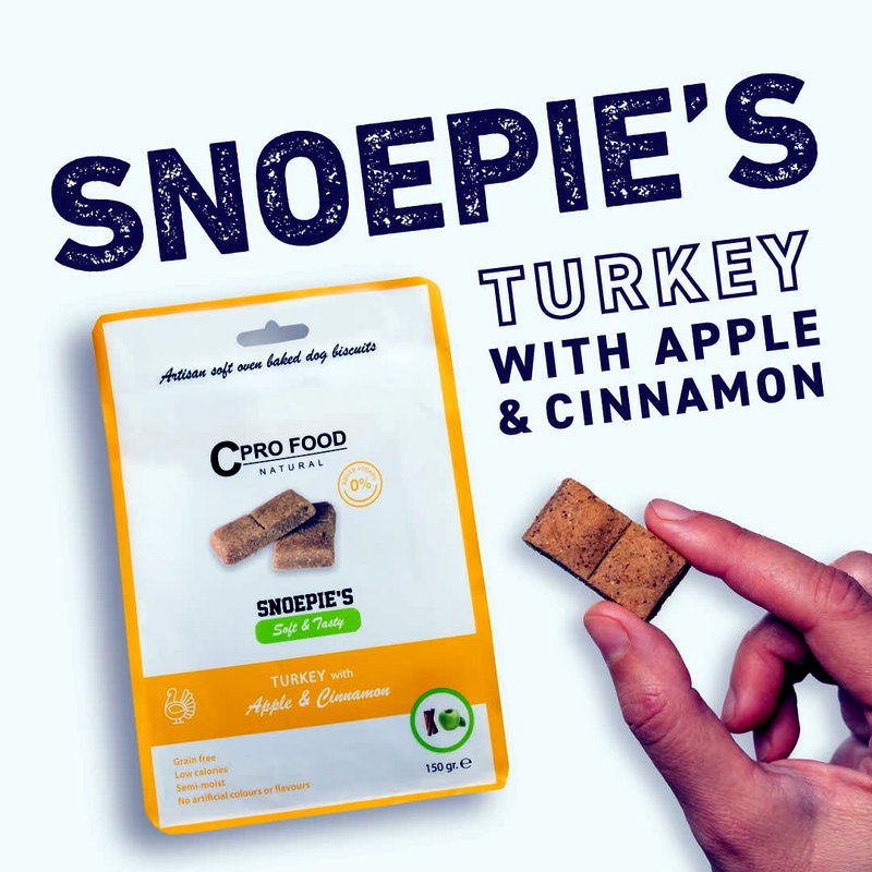 Snoepie's · Turkey Apple & Cinnamon · 150 g, Cprofood